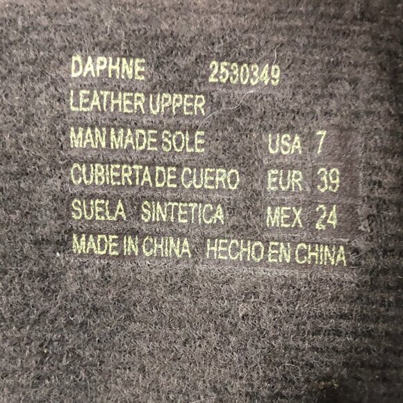 Earth Spirit Daphne Brown Leather Zip Up Faux Fur Trim Wedge Boot Women's Size 7 - Picture 2 of 6